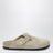 Boston Exquisite suede clogs in taupe