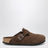 Boston brown suede clog