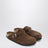 Boston brown suede clog