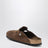 Boston brown suede clog