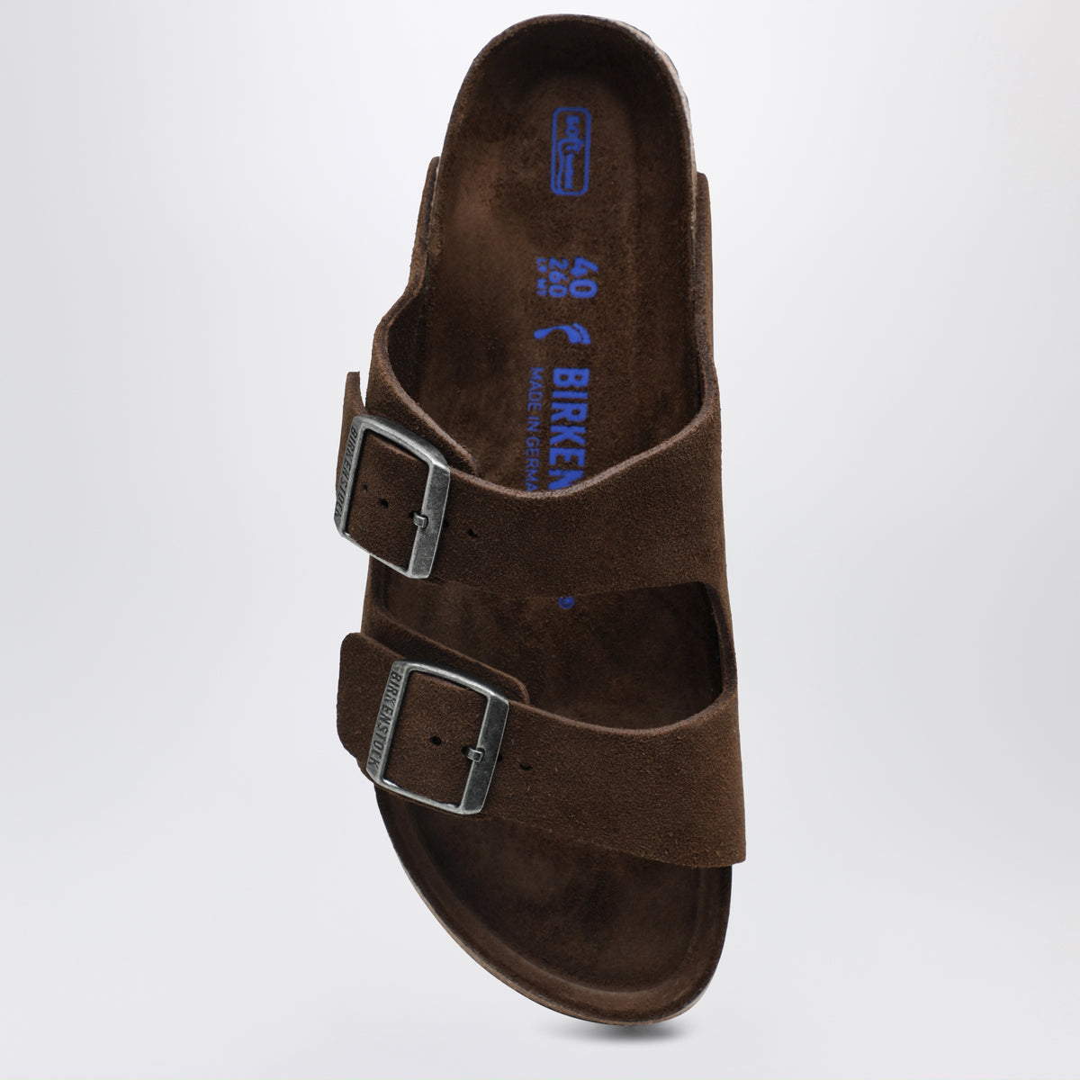 Sabots Boston marron en daim