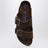 Slide Arizona plantare morbido marroni in suede