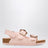 Sandalen Milano Flower Buckle in Hellrosa