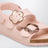 Sandalen Milano Flower Buckle in Hellrosa
