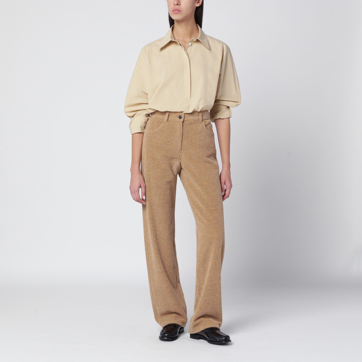 Beige Clair corduroy trousers
