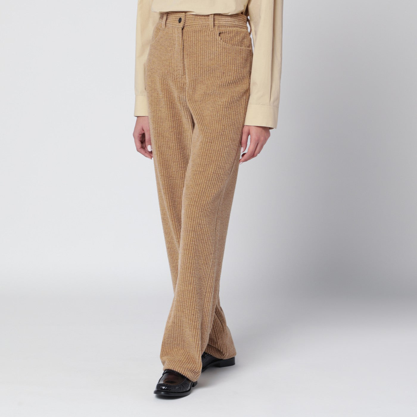 Beige Clair corduroy trousers