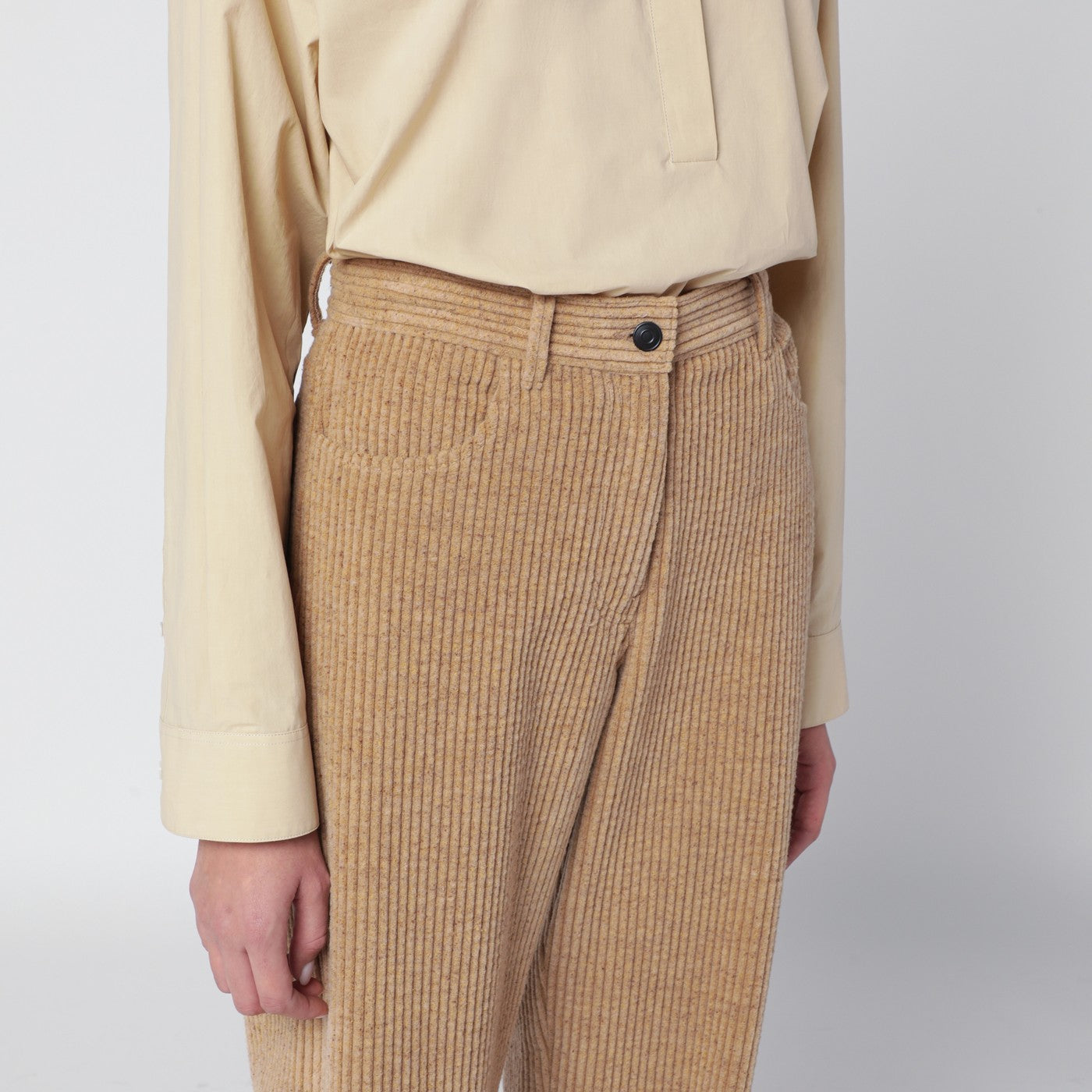 Beige Clair corduroy trousers