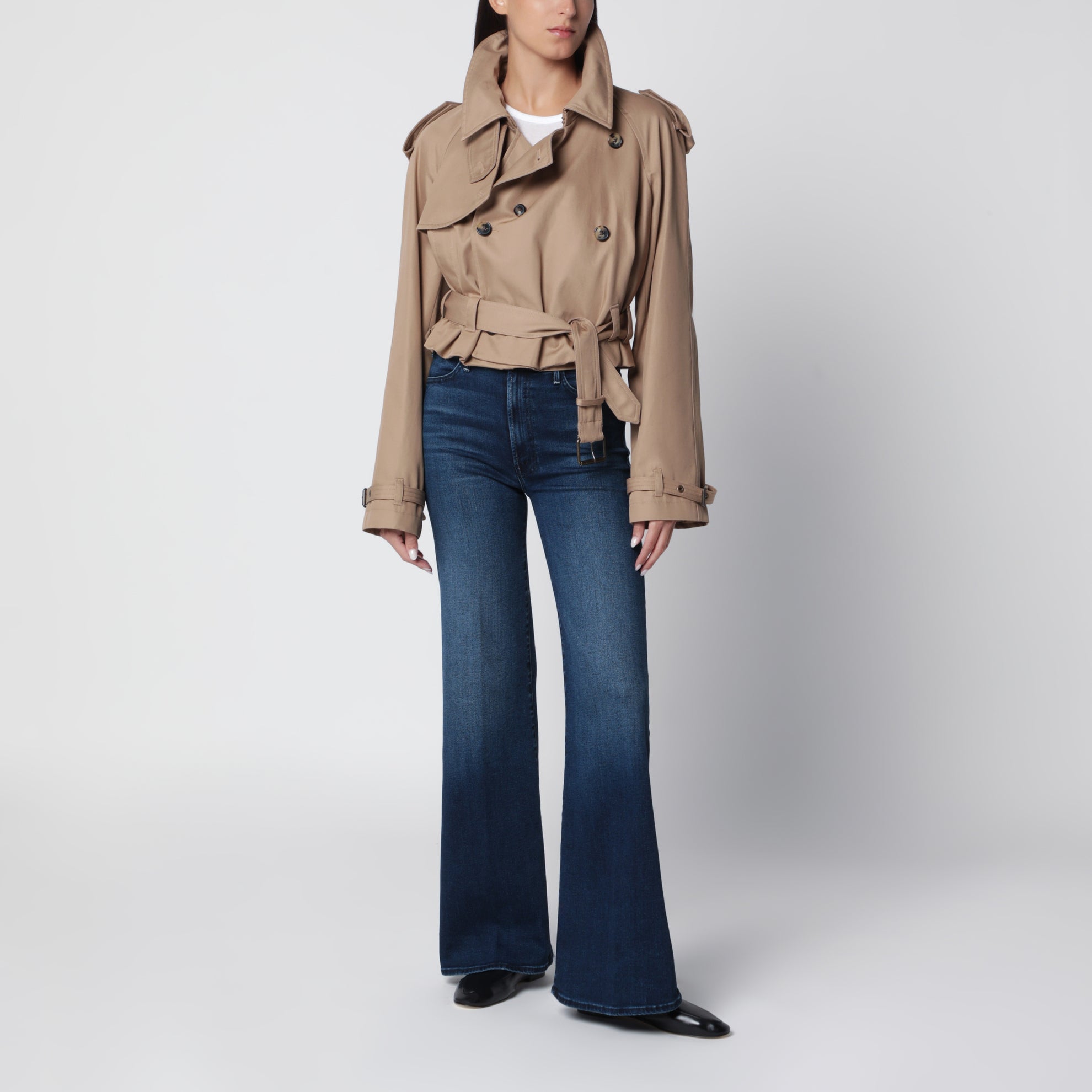 Jeans The Hustler Roller Sneak in denim blu scuro
