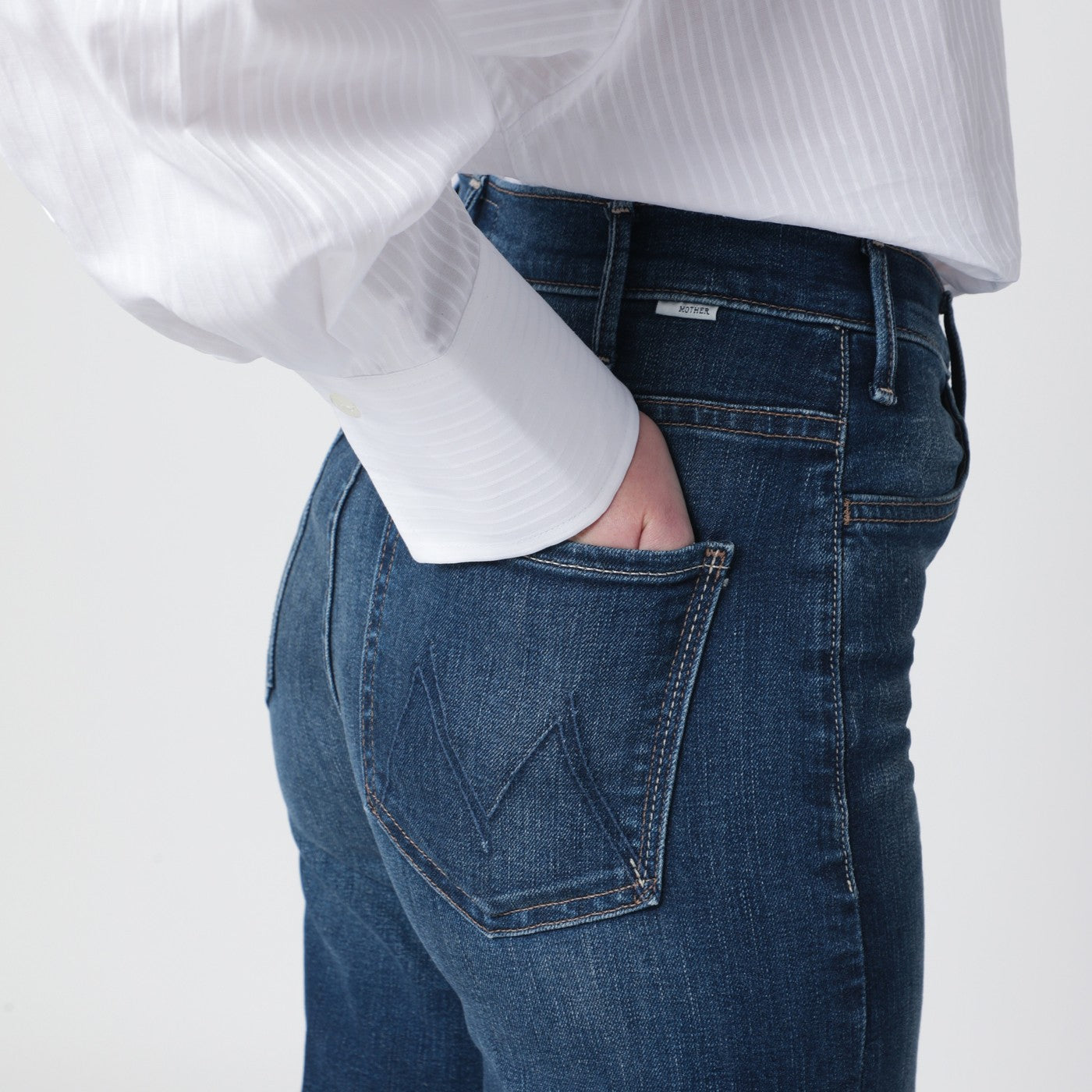 Jean évasé bleu Troublemaker