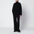 Quintus black jacket in wool and cashmere blend