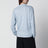 Niosa oversized cotton-linen polo in ice blue