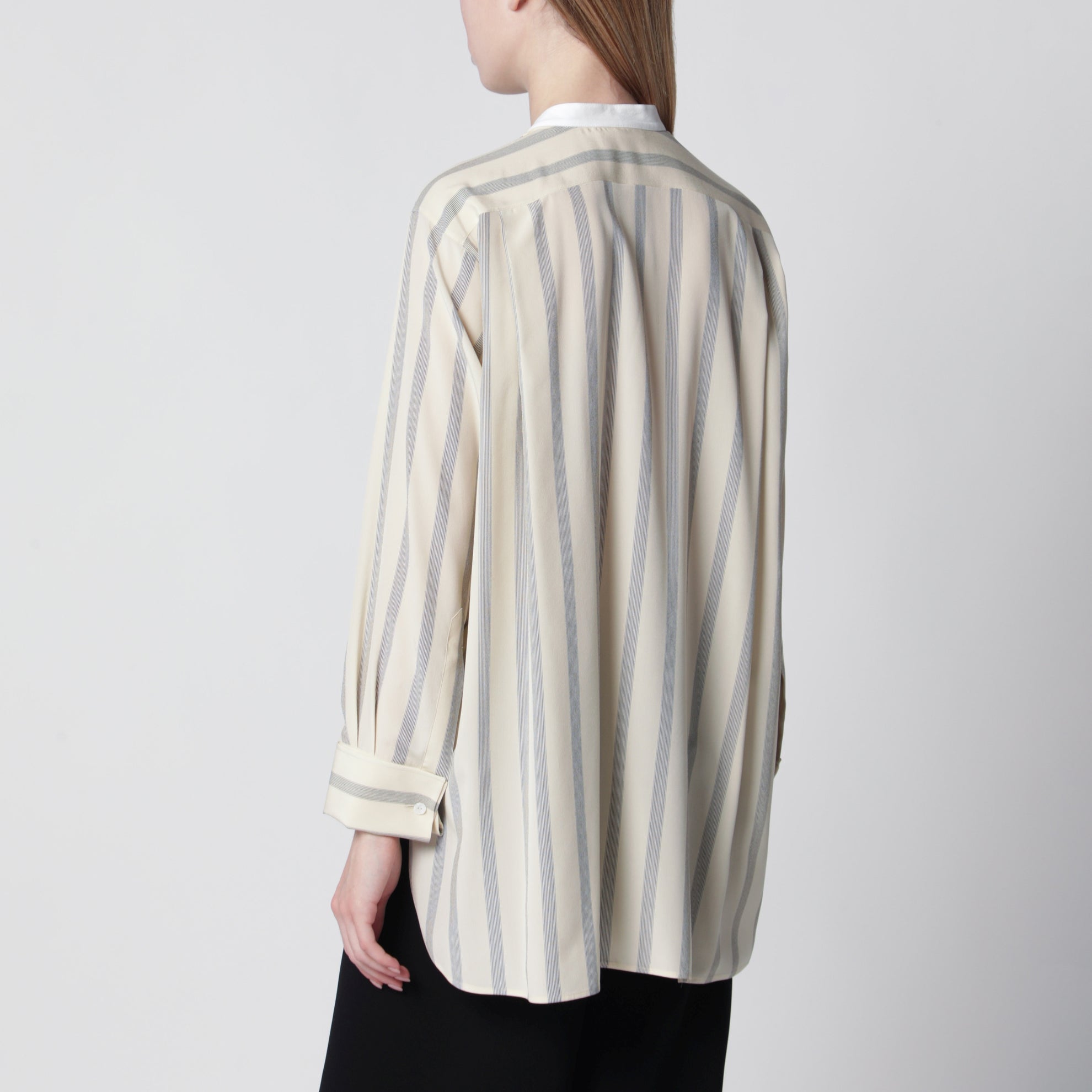 Camicia Falco a righe in seta