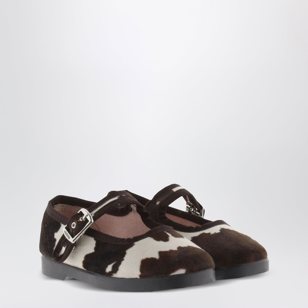 Ballerines Gong-Fu blanches à imprimé animalier
