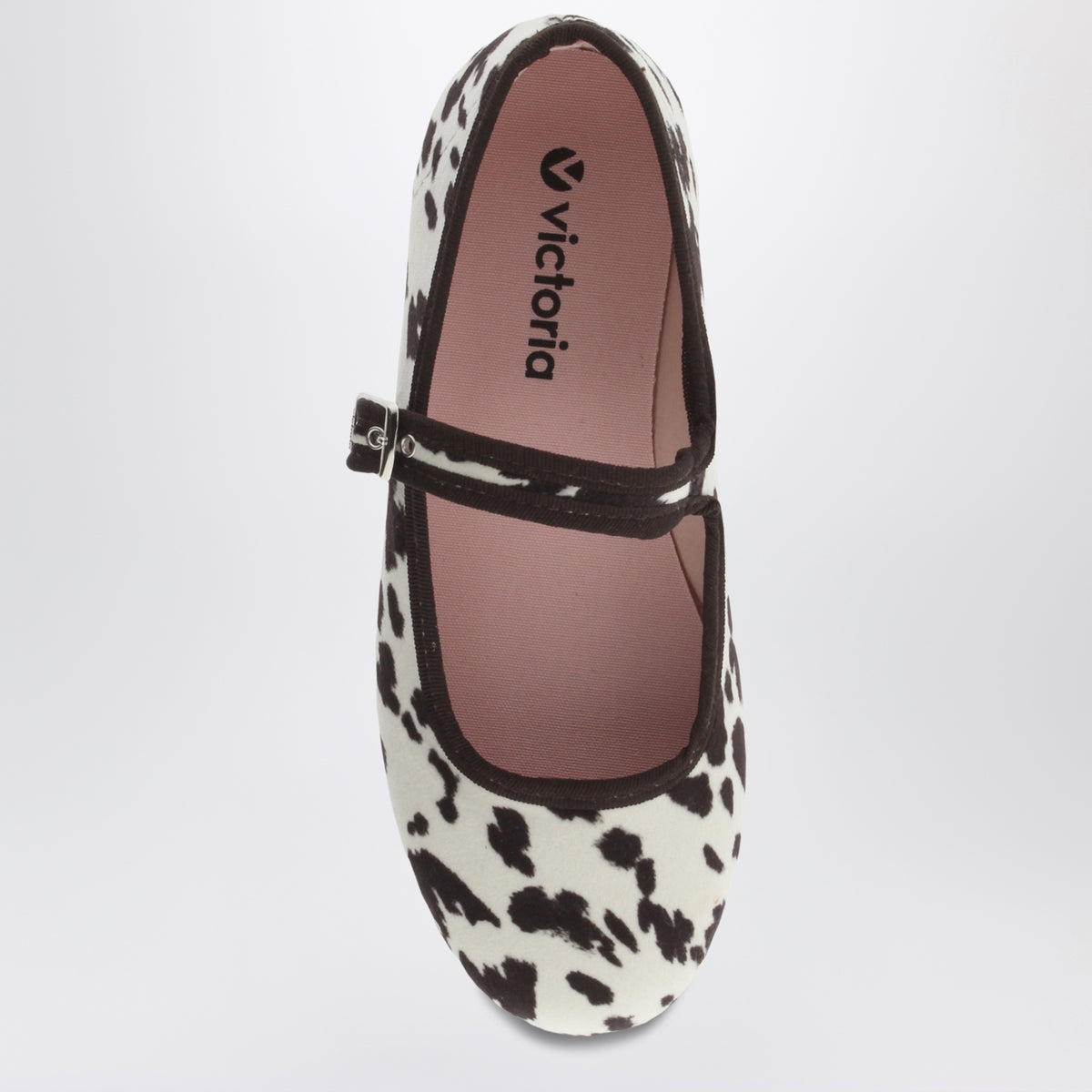 Ballerines Gong-Fu marron à imprimé animalier
