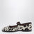 Ballerines Gong-Fu marron à imprimé animalier