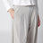 Pantalone Iven grigio fumo in misto seta