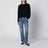 Fima Low-Rise Jeans mit geradem Bein aus Denim, mittelindigo