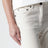 Jeans Fargo in denim di cotone ecru
