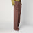 Pantaloni ampi taupe in cotone