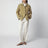 Baeza Jacket in Sandy Buff Beige Cotton