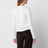 T-shirt Dantea a maniche lunghe in cotone avorio