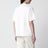 T-shirt Estavo oversize in jersey di lino bianca