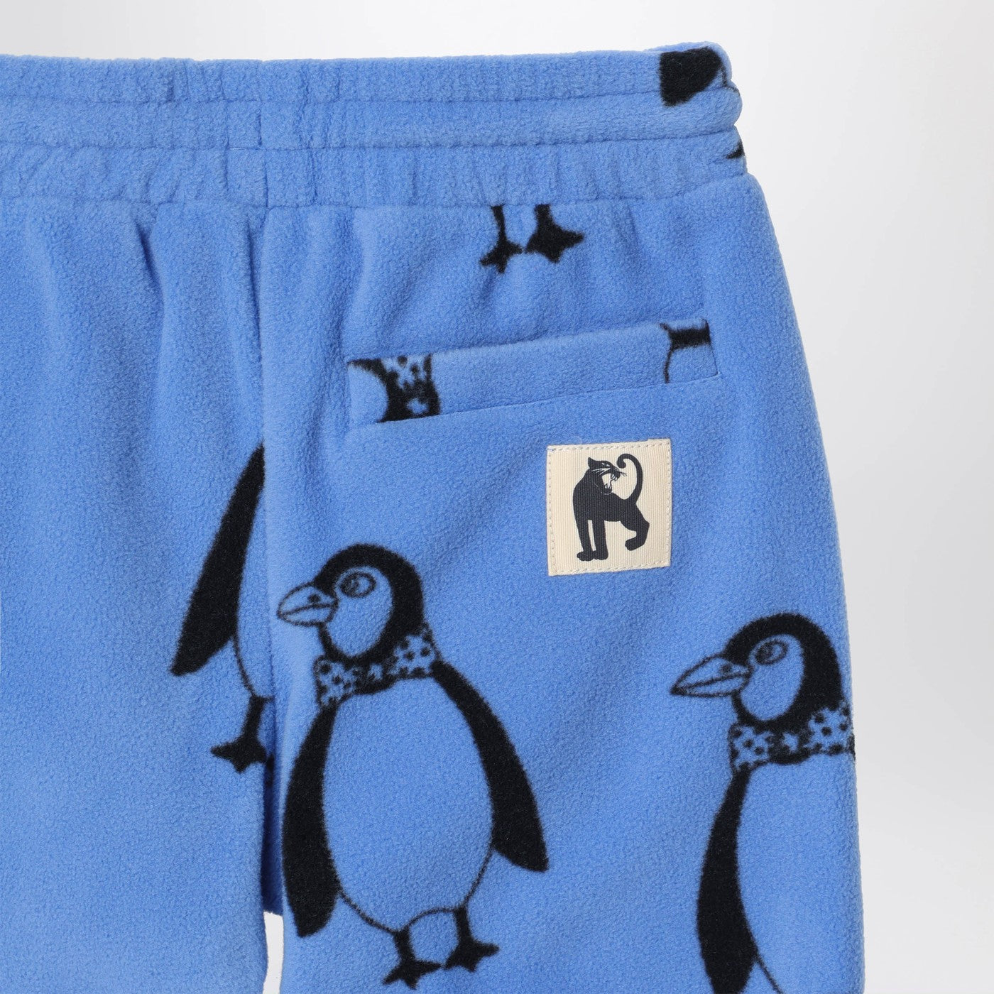 Pantalone jogging blu con pinguini