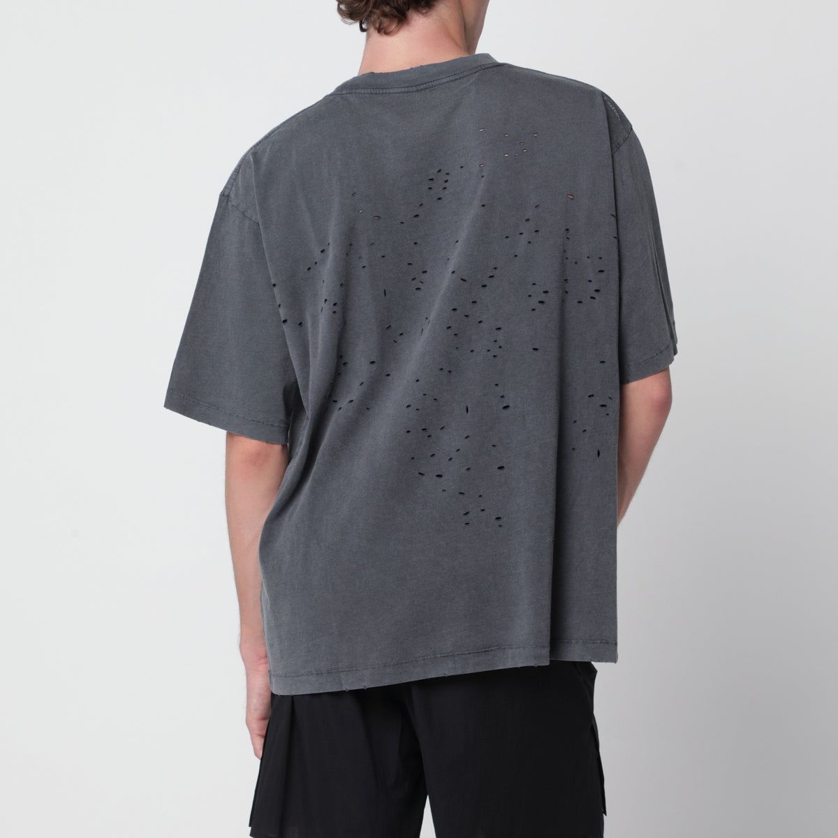 T-shirt MothTech Aged Black in cotone