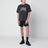 Aged Black MothTech T-shirt in cotton
