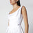 Robe Sunday midi en popeline de coton blanche