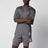 AuraLite pleated T-shirt in granite grey