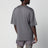 AuraLite pleated T-shirt in granite grey