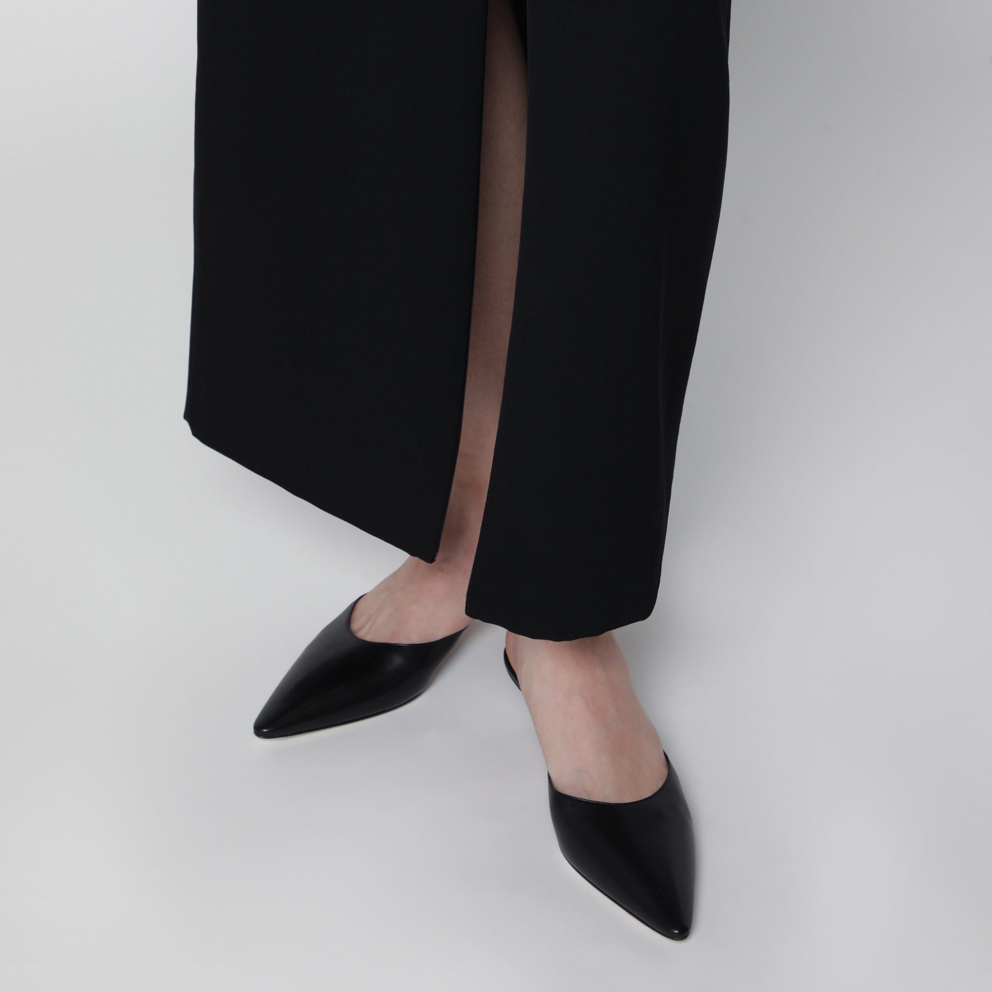 Jupe Iphora longue en laine noire