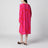 Dress with Fuchsia Print in Viscose