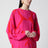 Dress with Fuchsia Print in Viscose
