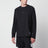 Black FuzzFleece Octa long-sleeve T-shirt