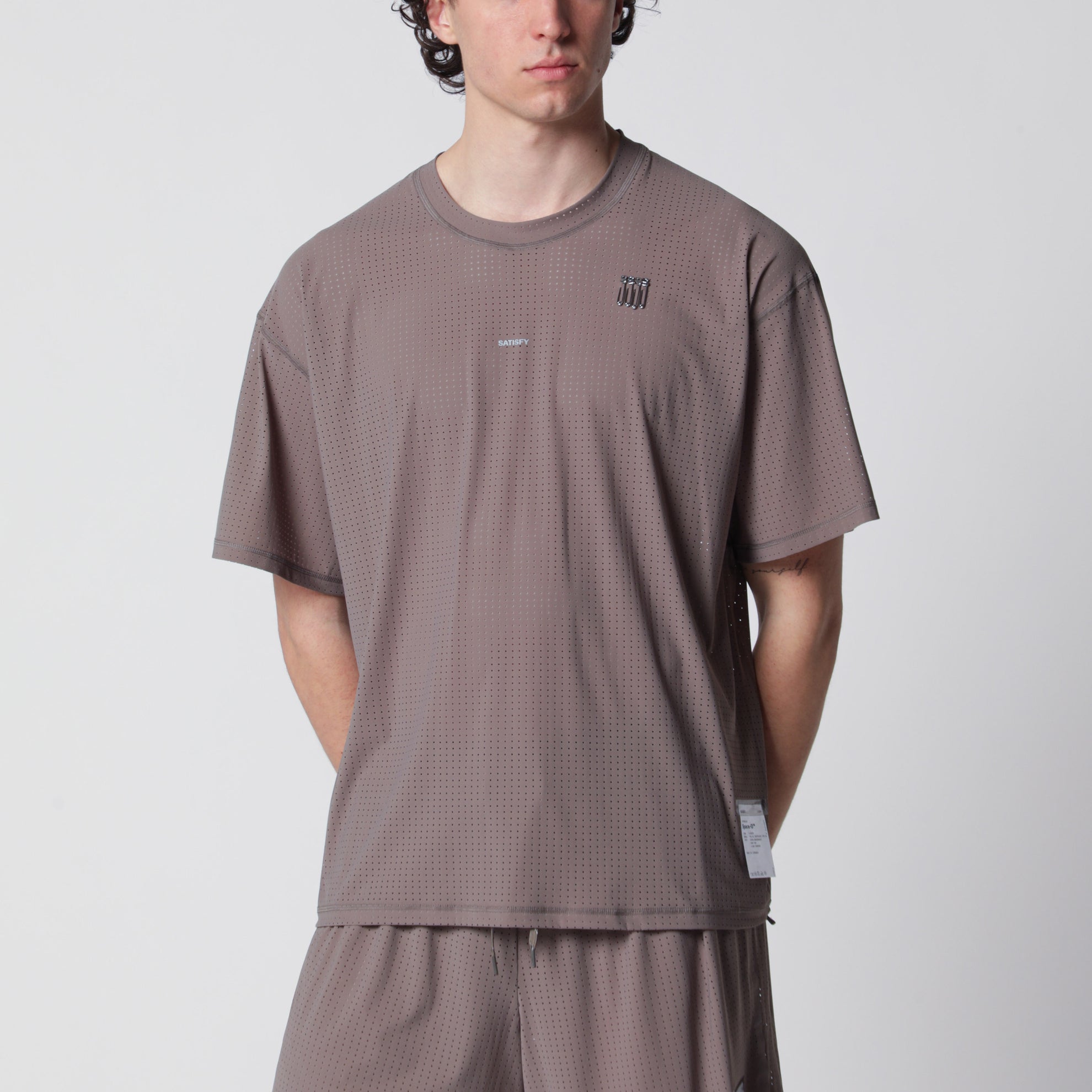 T-shirt Space‑O color Falcon in micro jersey traforato