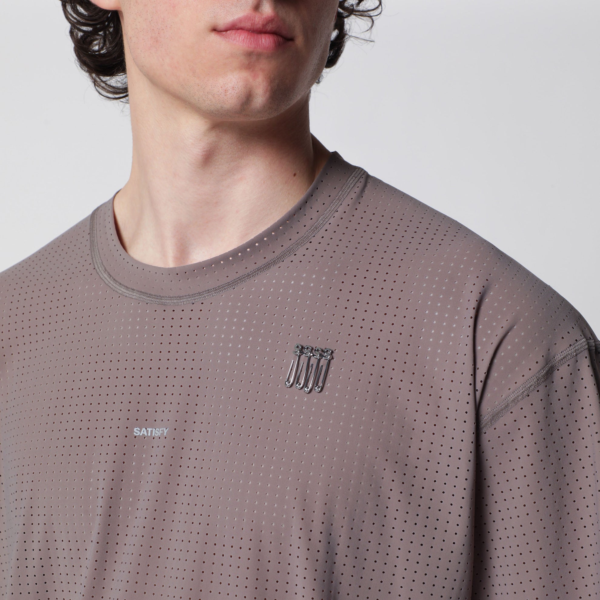 T-shirt Space‑O color Falcon in micro jersey traforato