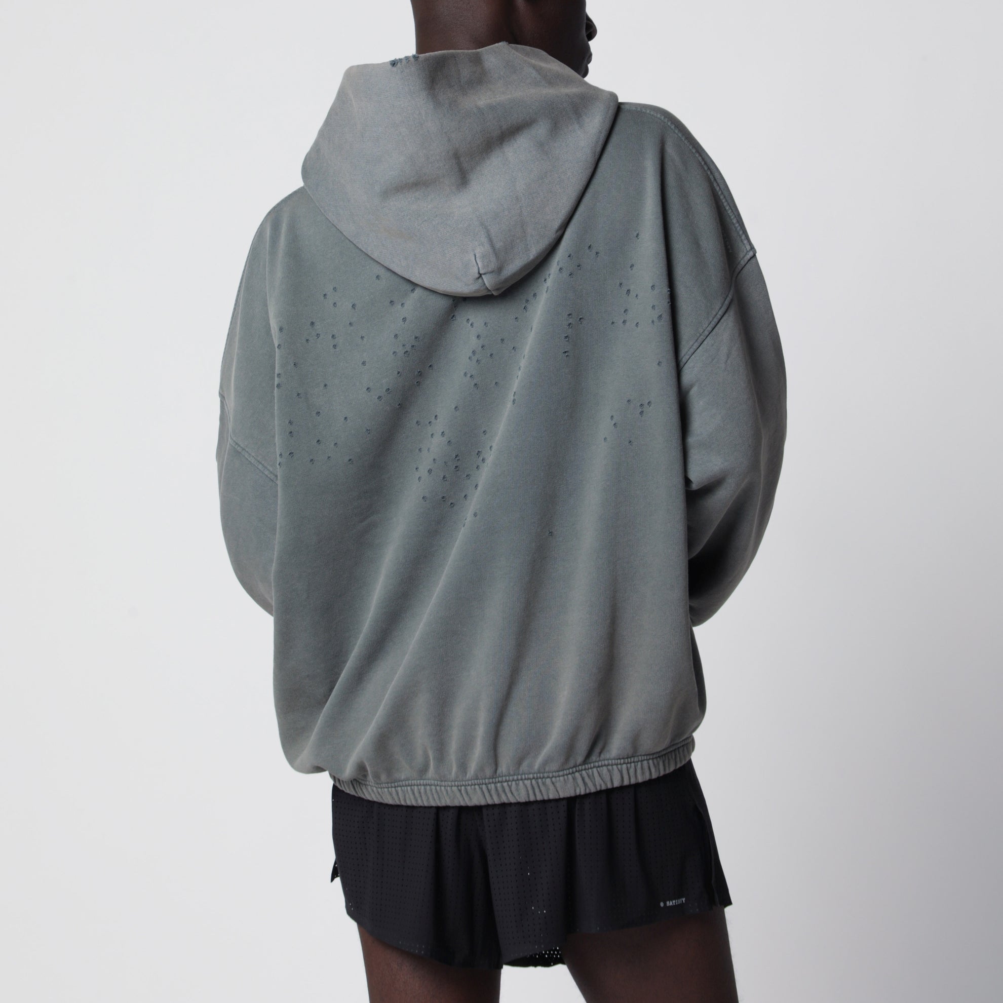 MothTech Kapuzenpullover Faded Black