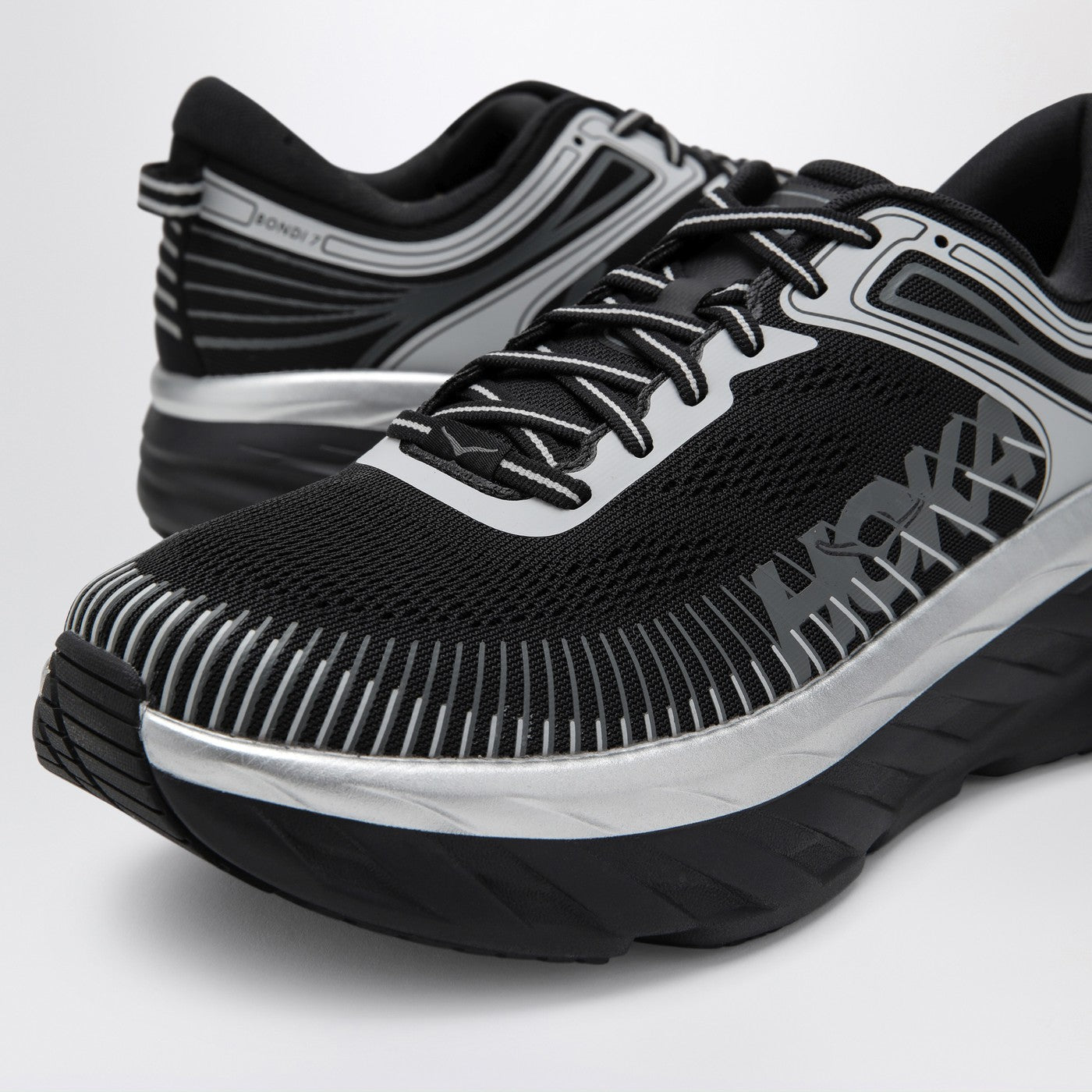 HOKA ONE ONE® Bondi 7 Sneakers Black/Stardust | TheDoubleF
