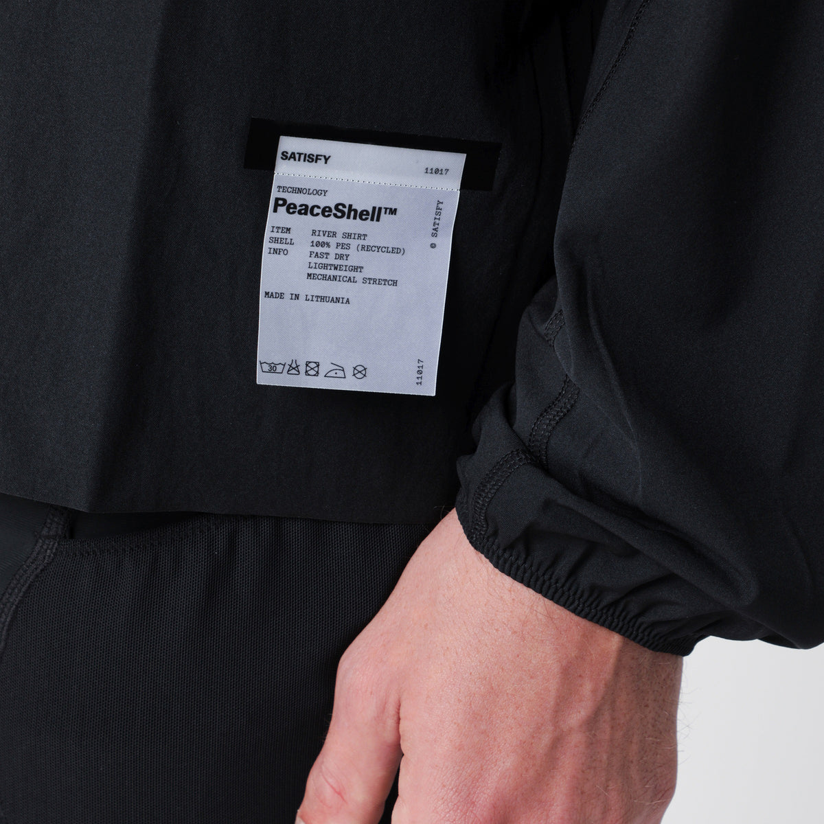 Chemise AmbientWarp River noire