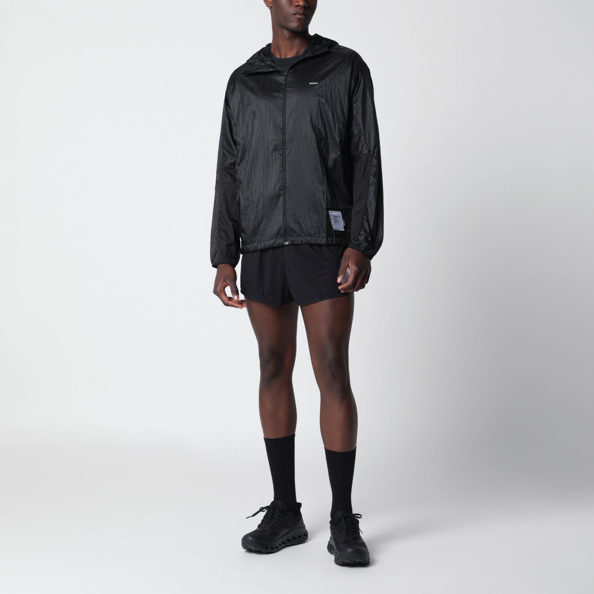 Black Pertex Diamond Fuse windbreaker jacket