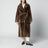 Brown Rein reversible leather coat