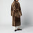 Brown Rein reversible leather coat