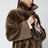 Brown Rein reversible leather coat