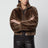 Veste zippée réversible Indy marron