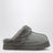 Disquette grey suede slippers