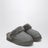 Disquette grey suede slippers