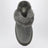 Disquette grey suede slippers