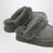 Disquette grey suede slippers